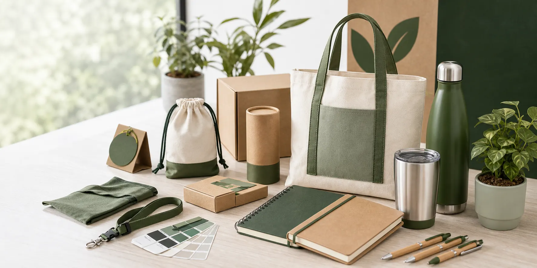 Custom luggage, reusable bags, drinkware, and household promotional product samples