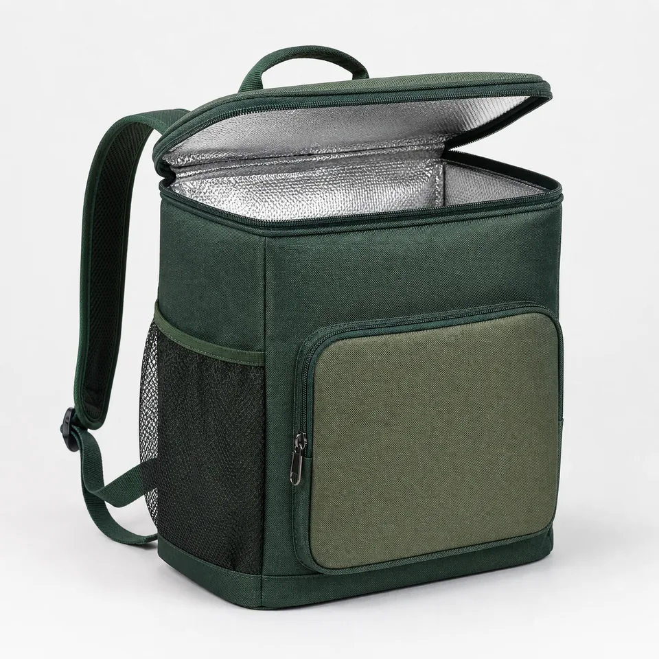 Custom Insulated Grocery Cooler Backpack for bulk custom promotional orders