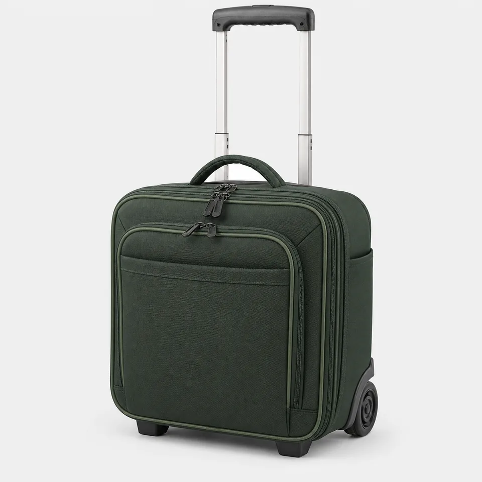 Custom Softside Underseat Rolling Luggage for bulk custom promotional orders