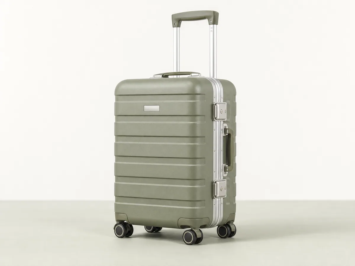 Custom Zipperless Aluminum Frame Luggage for bulk custom promotional orders